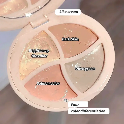 4-Color Concealer Palette – Brighten, Correct & Contour